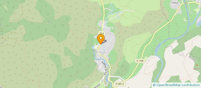 localisation de l'entreprise SOC EXPLOITATION ETS VIDAL  BRISSAC