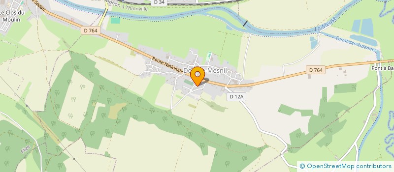 localisation de l'entreprise SOC EXPLOITATION FORESTIERE DES ARDENNES à DOM-LE-MESNIL