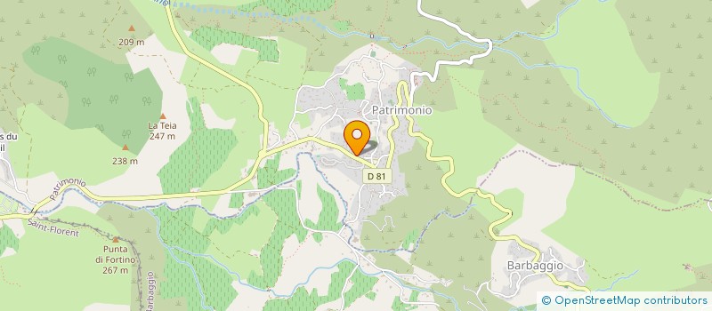 localisation de l'entreprise SOC EXPLOITATION FRACCIASCA à PATRIMONIO