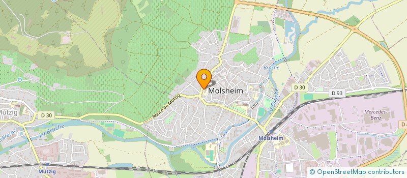 localisation de l'entreprise SOC EXPLOITATION GARAGE KENCK à MOLSHEIM