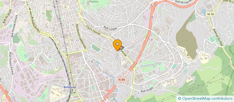 localisation de l'entreprise SOC EXPLOITATION GARAGE ROND-POINT à SAINT-ETIENNE