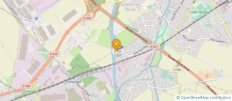 localisation de l'entreprise SOC EXPLOITATION GAUTHIEZ & TAQUET à LAMBRES-LEZ-DOUAI