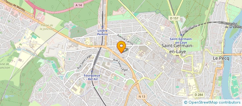 localisation de l'entreprise SOC EXPLOITATION GESTION FRANCAISE  SAINT-GERMAIN-EN-LAYE