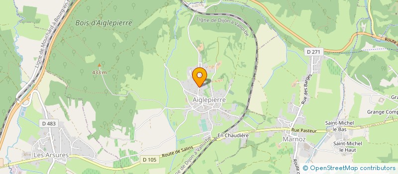 localisation de l'entreprise SOC EXPLOITATION GUY THEVENIN à ANDELOT-EN-MONTAGNE