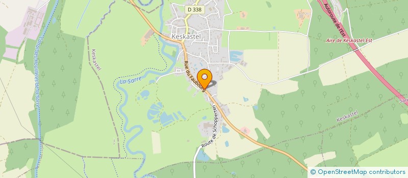 localisation de l'entreprise SOC EXPLOITATION HERTZOG MARCEL  KESKASTEL