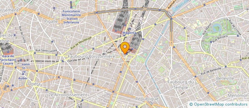 localisation de l'entreprise SOC EXPLOITATION HOTEL DU CHEMIN DE FER à PARIS