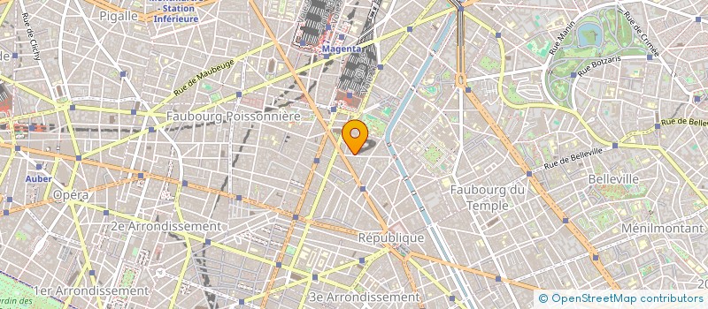 localisation de l'entreprise SOC EXPLOITATION HOTEL EDEN MAGENTA à PARIS