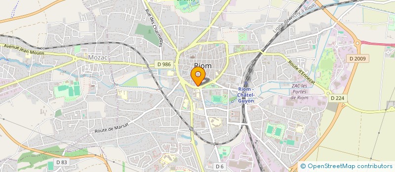 localisation de l'entreprise SOC EXPLOITATION HOTEL LE MIKEGE à RIOM