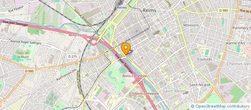 localisation de l'entreprise SOC EXPLOITATION HOTELIERE DAMIS à REIMS
