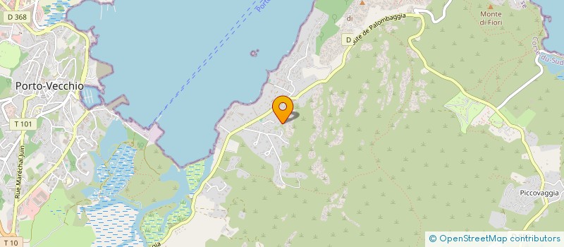 localisation de l'entreprise SOC EXPLOITATION HOTELIERE ET LOCATION  PORTO-VECCHIO