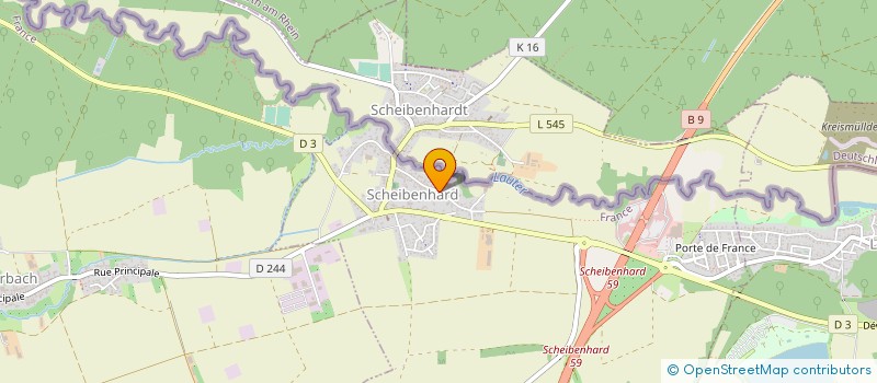 localisation de l'entreprise SOC EXPLOITATION IFFRIG & FILS  LAUTERBOURG