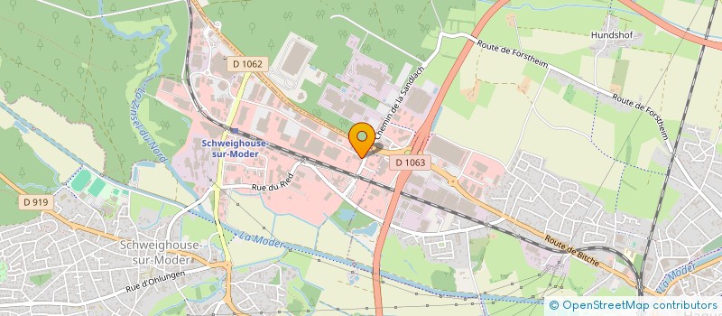 localisation de l'entreprise SOC EXPLOITATION KOEHLER  SCHWEIGHOUSE-SUR-MODER