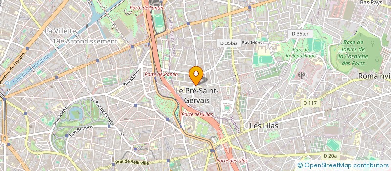 localisation de l'entreprise SOC EXPLOITATION LAVERIE TEINTURE à LE PRE-SAINT-GERVAIS