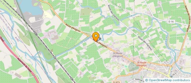 localisation de l'entreprise SOC EXPLOITATION LES GLYCINES PROVENCE à CAVAILLON