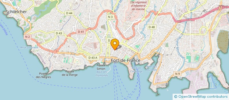 localisation de l'entreprise SOC EXPLOITATION LIBRAIRIES LA PENSEE à FORT-DE-FRANCE