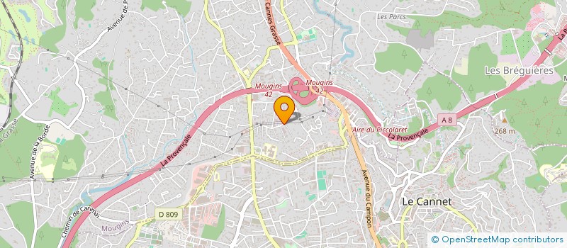 localisation de l'entreprise SOC EXPLOITATION MARINE SERVICE à MOUGINS