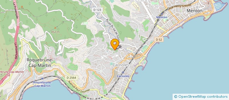 localisation de l'entreprise SOC EXPLOITATION MARTELLI GERARD à ROQUEBRUNE-CAP-MARTIN