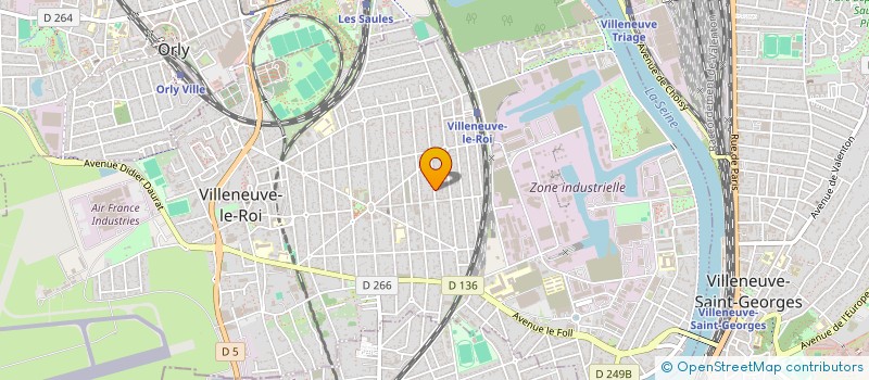 localisation de l'entreprise SOC EXPLOITATION METALLERIE CHOPPIN à VILLENEUVE-LE-ROI