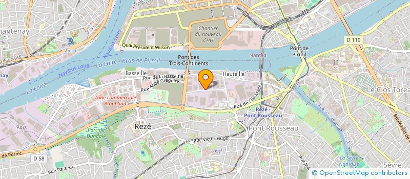 localisation de l'entreprise SOC EXPLOITATION NANTAISE ABATTAGE à REZE