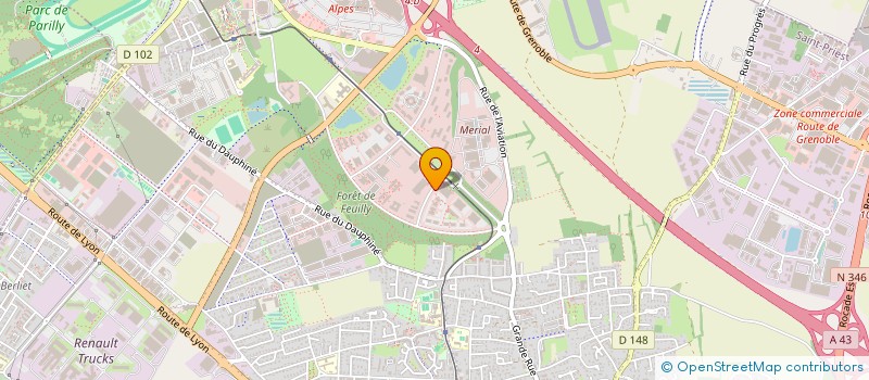 localisation de l'entreprise SOC EXPLOITATION  PARC EOLIEN  SAINT-PRIEST