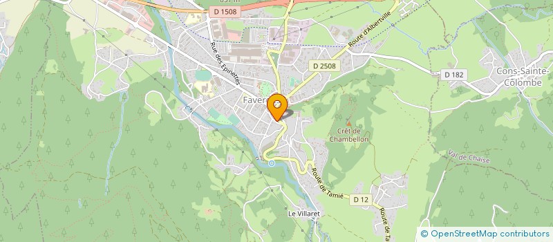 localisation de l'entreprise SOC EXPLOITATION PATUEL FRUITS à FAVERGES-SEYTHENEX