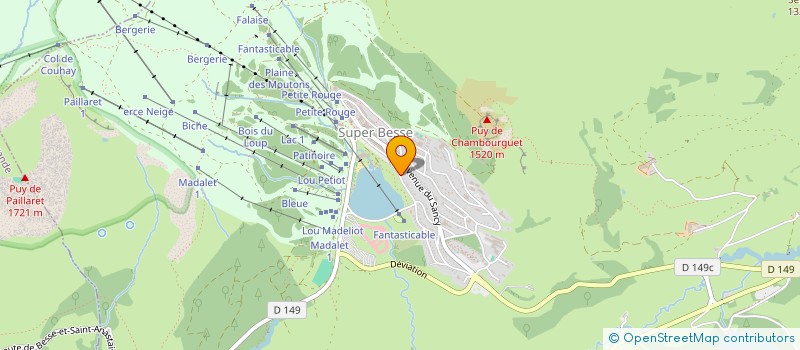 localisation de l'entreprise SOC EXPLOITATION PIZZERIA G.Y.F  BESSE-ET-SAINT-ANASTAISE