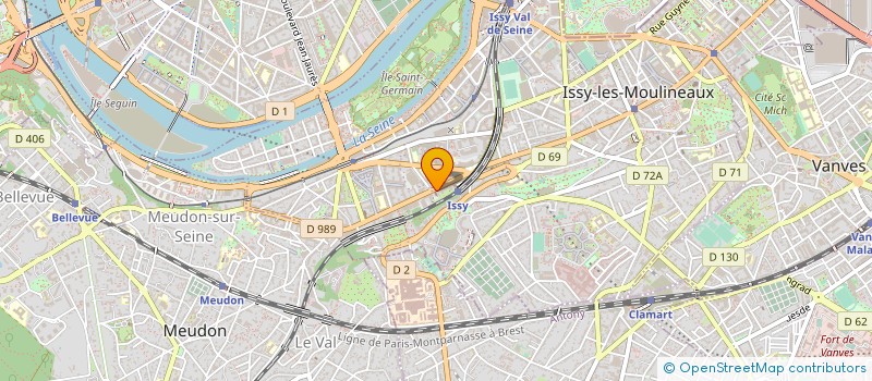 localisation de l'entreprise SOC EXPLOITATION RELAIS 101 à ISSY-LES-MOULINEAUX