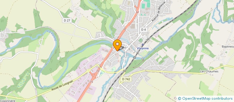 localisation de l'entreprise SOC EXPLOITATION RESTAURANT LA TREILLE à VIVONNE