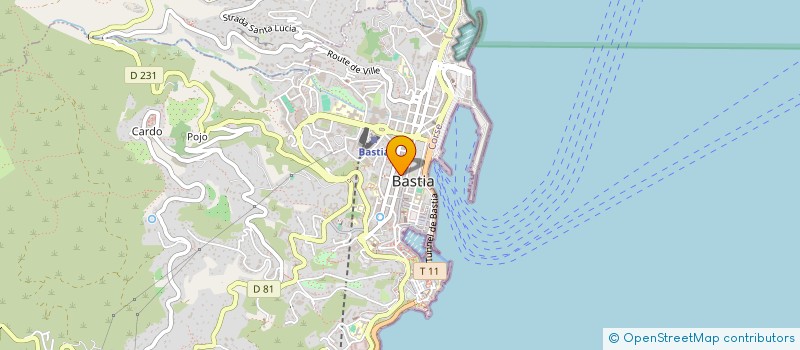 localisation de l'entreprise SOC EXPLOITATION ROSA à BASTIA