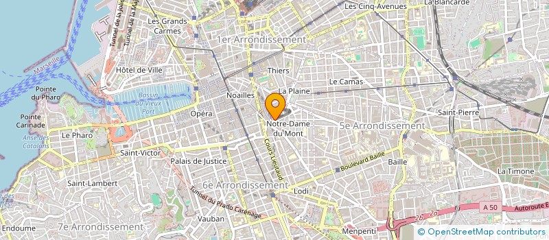 localisation de l'entreprise SOC EXPLOITATION SAPPIA à MARSEILLE 6EME