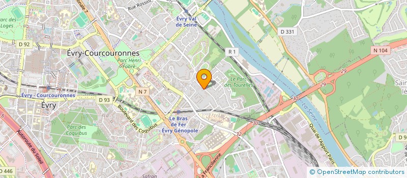 localisation de l'entreprise SOC EXPLOITATION SCHEHERAZADE à EVRY-COURCOURONNES