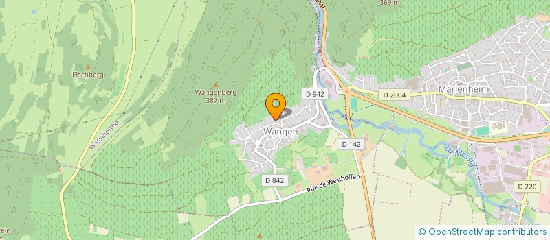 localisation de l'entreprise SOC EXPLOITATION TRANSPORTS FRITSCH  WANGEN