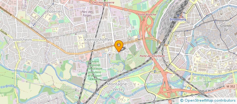 localisation de l'entreprise SOC EXPLOITATION TRANSPORTS SARRUT à STRASBOURG