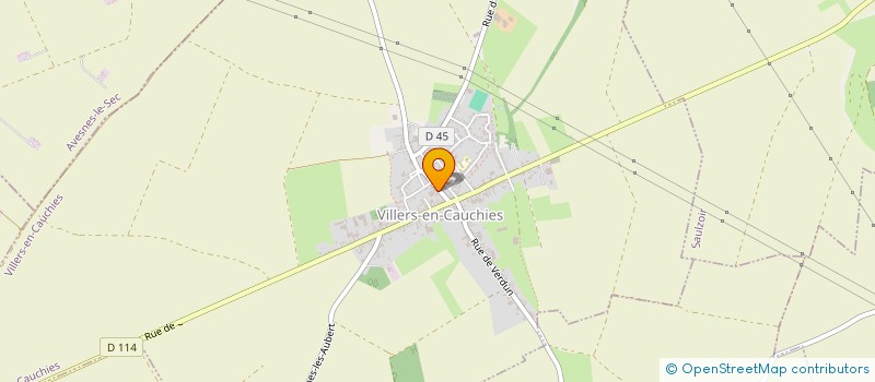 localisation de l'entreprise SOC EXPLOITATION VILLERS BOIS à VILLERS-EN-CAUCHIES
