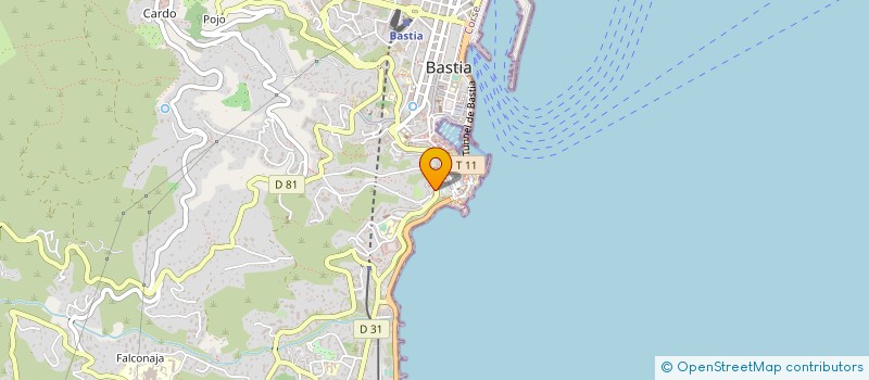 localisation de l'entreprise SOC EXPOIT BOULANGERIE MARINI à BASTIA