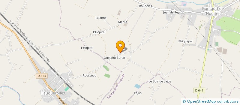 localisation de l'entreprise SOC FABRICATION D EMBALLAGE DE CAISSES à FAUGUEROLLES
