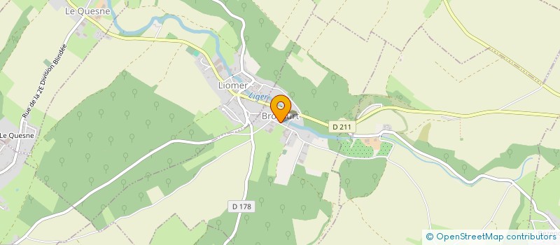 localisation de l'entreprise SOC FABRICATION  MEUBLES CHARLES HENRY  BROCOURT