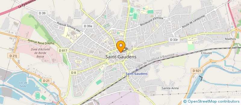 localisation de l'entreprise SOC FABRICATION PATISSERIE CHAUDE à SAINT-GAUDENS