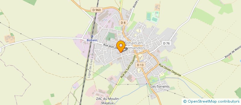 localisation de l'entreprise SOC FABRICATION TEXTILE ET ACCESSOIRES à BOHAIN-EN-VERMANDOIS