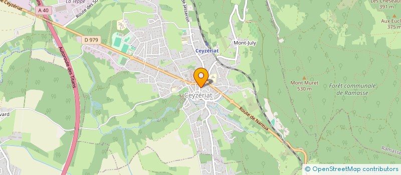 localisation de l'entreprise SOC FAIT CEDRIC BELAY WILFRID BELAY à MONTAGNAT