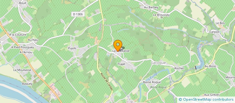 localisation de l'entreprise SOC FAIT FOURCASSIES CLAUDE LACOSTE BERN  LAROQUE