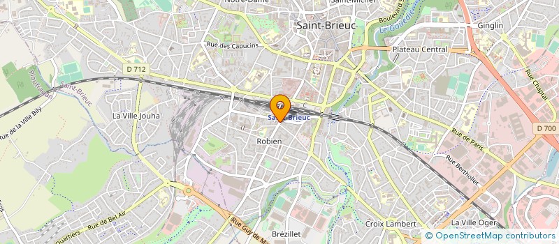 localisation de l'entreprise SOC FAIT LEJAS FAVE MILORD PUB à SAINT-BRIEUC