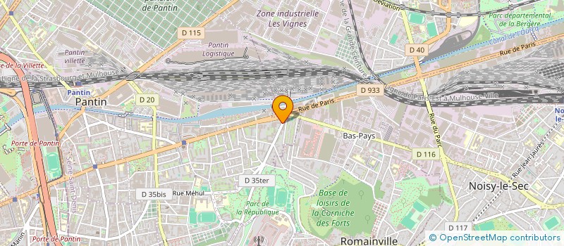 localisation de l'entreprise SOC FAIT MALHERBE J. & PARMENTIER C. à PANTIN
