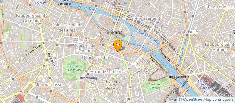 localisation de l'entreprise SOC FAIT TAVERNIER-BURGER à PARIS