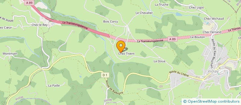 localisation de l'entreprise SOC FAITE MARTIN PERRIER  VIOLAY