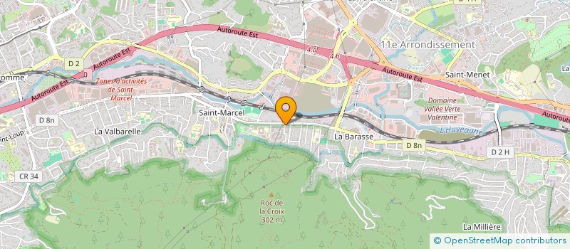 localisation de l'entreprise SOC FALHI FRERES  MARSEILLE