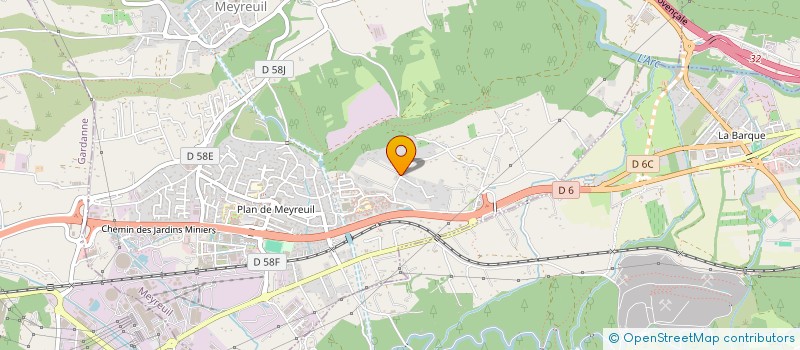 localisation de l'entreprise SOC FAMILIALE GINETTE ET FELIX CARBONNEL  MEYREUIL