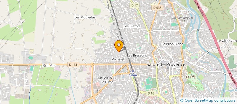 localisation de l'entreprise SOC FAUX PLAFONDS CLOISONS ISOLATION à SALON-DE-PROVENCE