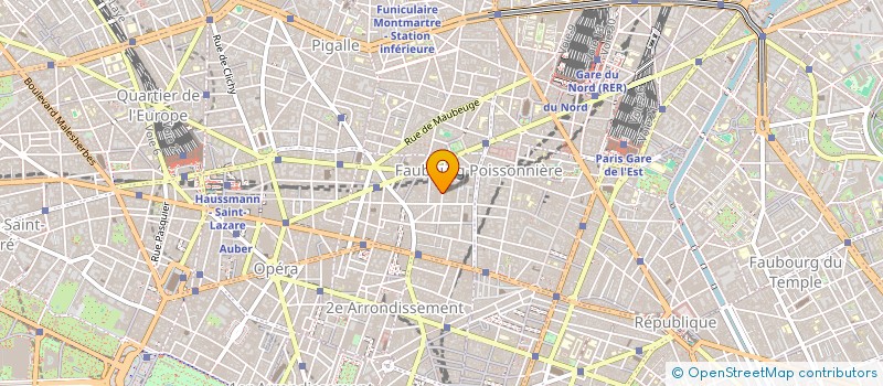 localisation de l'entreprise SOC FEED BACK COMMUNICATION  PARIS