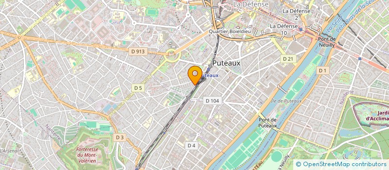 localisation de l'entreprise SOC FERJACK à PUTEAUX